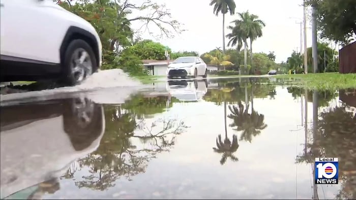 Heavy rain causes flooding issues for some Hollywood residents