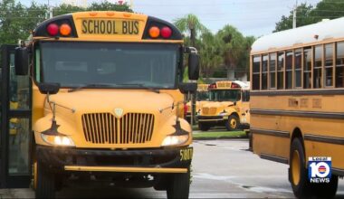 Broward school bus drivers prepare for students’ return with new safety technology