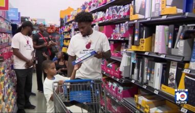 Miami Heat host students for annual back-to-school shopping spree