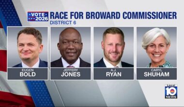 Four candidates running for Broward County’s District 6 seat