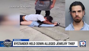 Pepper spray doesn’t stop Good Samaritan from tackling Brickell jewelry thief, police say