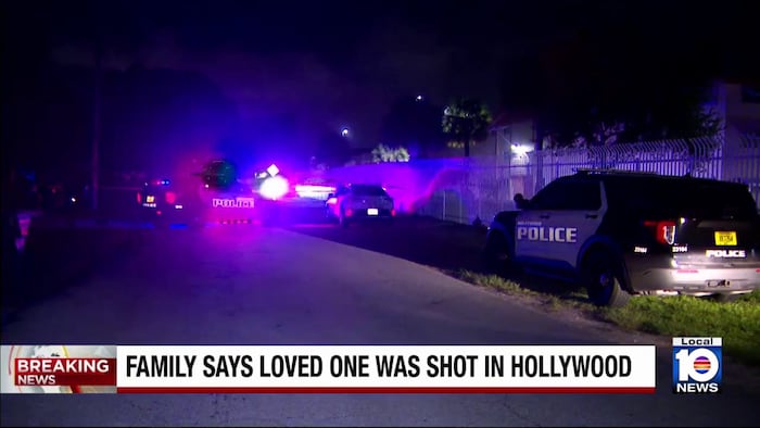 Police in Hollywood respond to reports of overnight shooting
