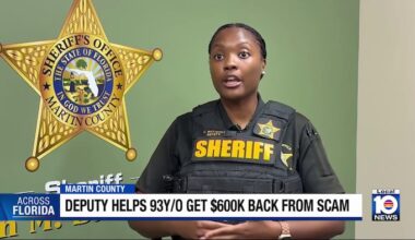 Martin County deputy helps 93-year-old recover $600K lost in gold bar scam