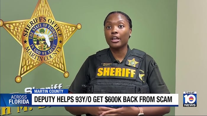 Martin County deputy helps 93-year-old recover $600K lost in gold bar scam
