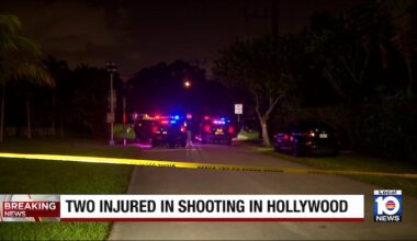Police: 2 people hospitalized after shooting in Hollywood