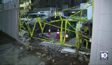 Driver crashes into parked cars, wall at North Miami Beach apartment complex