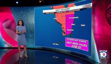Extreme Heat Warning in effect for Miami-Dade, Broward counties