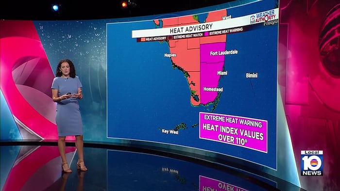 Extreme Heat Warning in effect for Miami-Dade, Broward counties