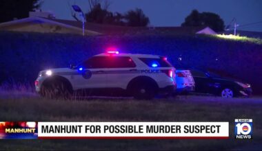 Traffic stop in northwest Miami-Dade sparks manhunt for possible murder suspect, authorities say