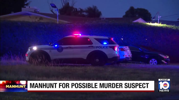 Traffic stop in northwest Miami-Dade sparks manhunt for possible murder suspect, authorities say