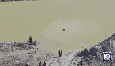 Rescuers pull worker from retention pond in critical condition after Davie excavator mishap