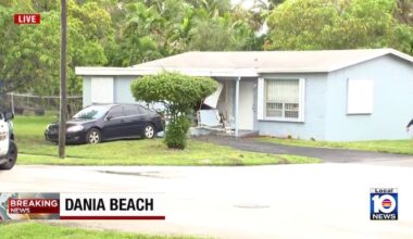Car slams into Dania Beach home, 1 person hospitalized
