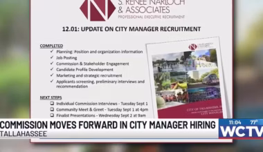 Tallahassee City Commission one step closer to hiring city manager, set to interview three finalists