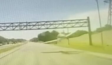 Florida Pilot Emergency Lands on Interstate, Flies Under Overhead Sign
