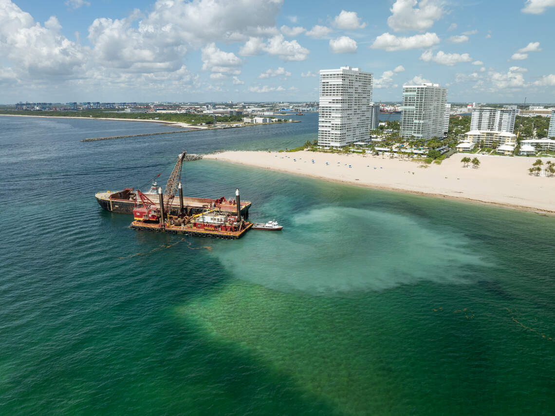 Fort Lauderdale dredging project paused after damage to endangered corals