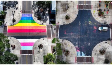 At this St. Petersburg intersection, pride bubbles up beneath the tar