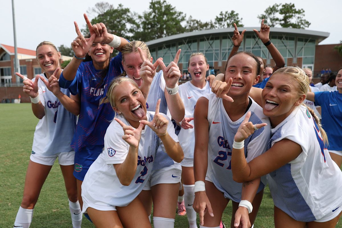 Florida soccer knock off No. 3 FSU in 3-1 rivalry win. See our best photos!