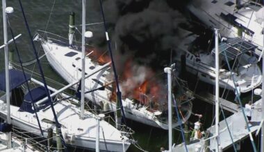 Fire breaks out at Davis Island Yacht Club in Tampa