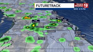Hot and humid Monday with stormier weather ahead for Central Florida