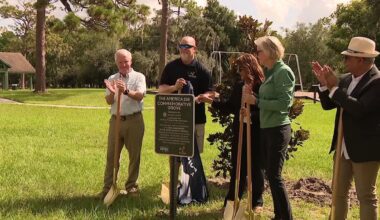 Tampa mayor, Ismaili Muslim community plant 250 trees at Rowlett Park in honor of America 250
