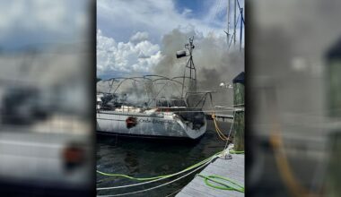 Two boats catch fire at Davis Islands Yacht Club in Tampa