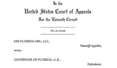 Eleventh Circuit, on an 8-5 vote, holds that Florida's anti-drag law is likely constitutional