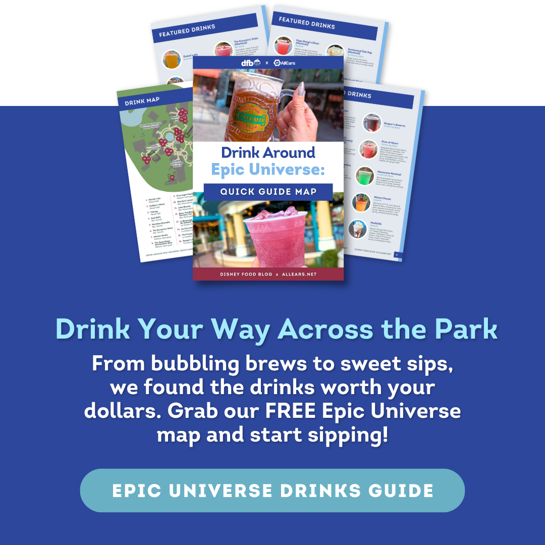 Download your free Epic Universe drinks map