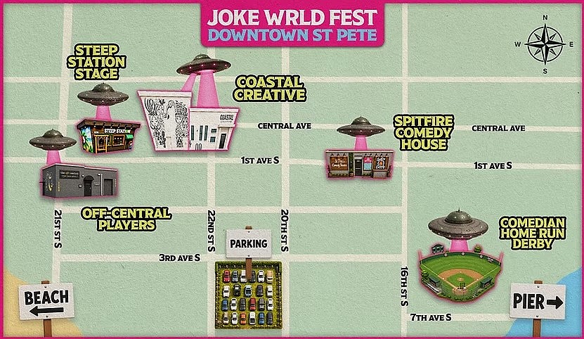 New comedy festival aims to turn downtown St. Pete into a stand-up showcase