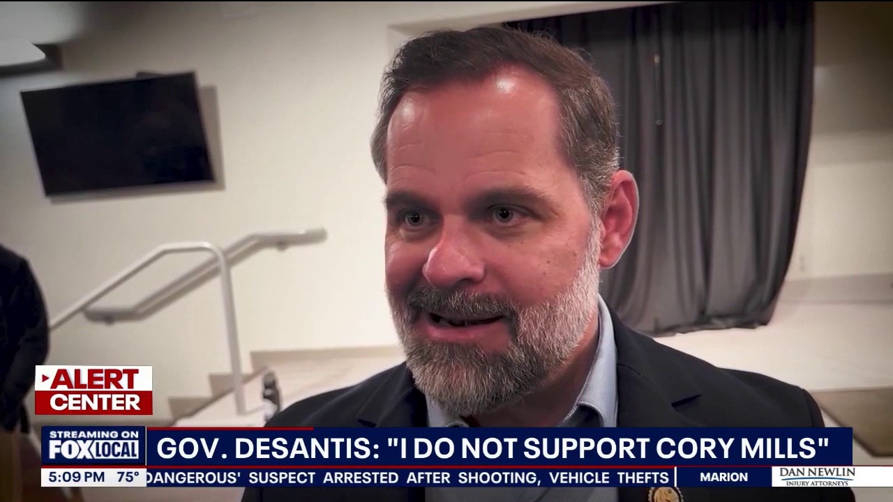 DeSantis says he does not support Rep. Cory Mills ahead of GOP primary