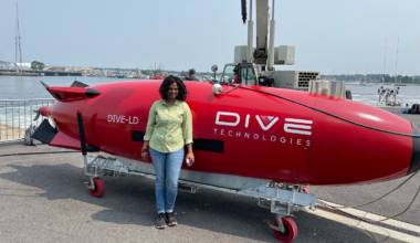 Lakshmi Miller, assistant professor of hydrography, is an ocean engineer with expertise in developing autonomous and unmanned underwater vehicles. Courtesy of Lakshmi Miller