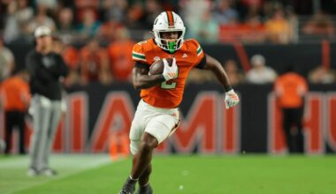 Miami RB Jordan Lyle arrested on charges of reckless driving and fleeing police