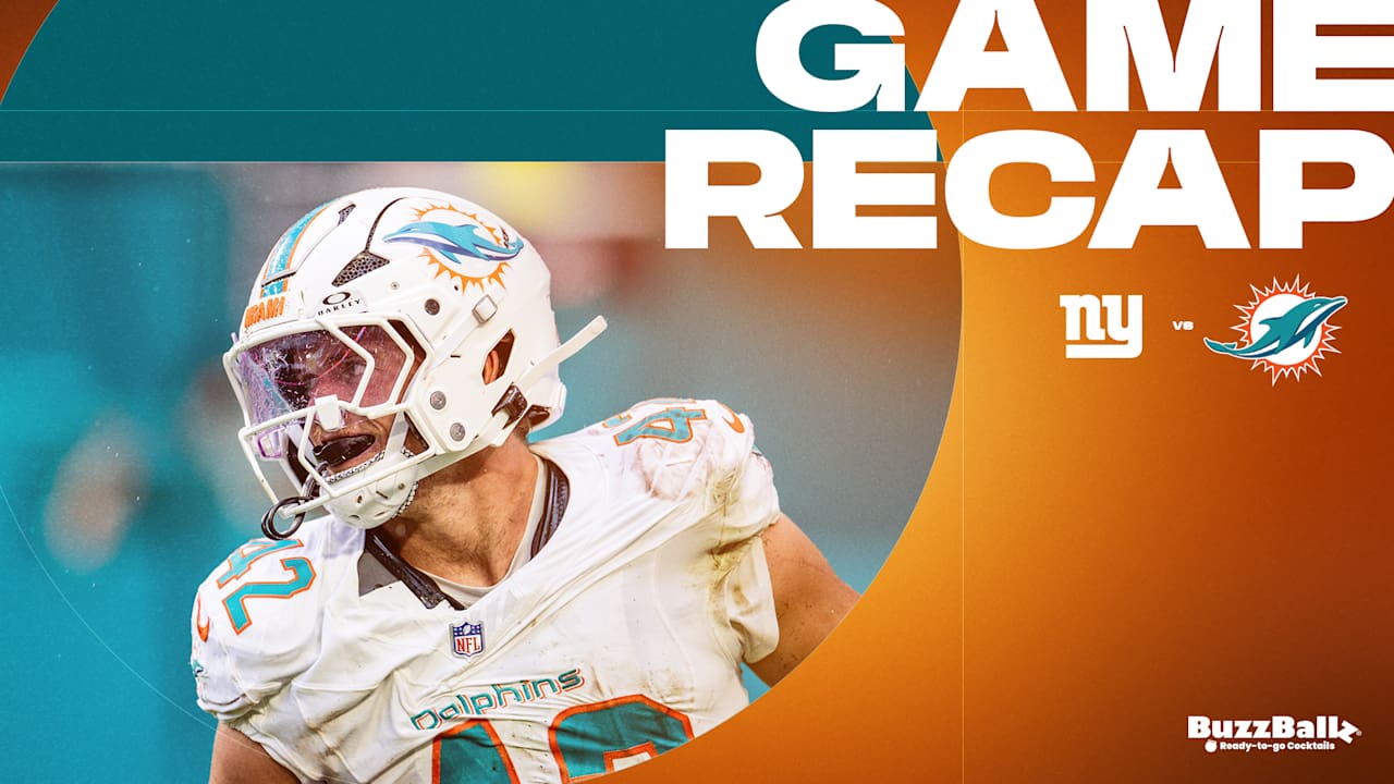 Game Recap: Dolphins Drop Preseason Contest to Giants