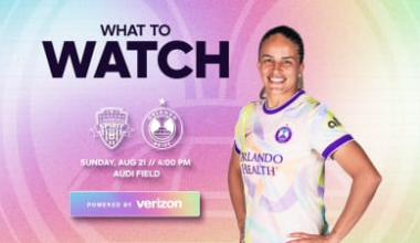 What to watch for, powered by Verizon, as the Orlando Pride take on the Washington Spirit in D.C.