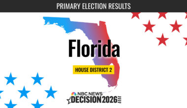 Poll workers help voters as they prepare to cast their ballots at a polling station in December 2025 in Miami, Fl.