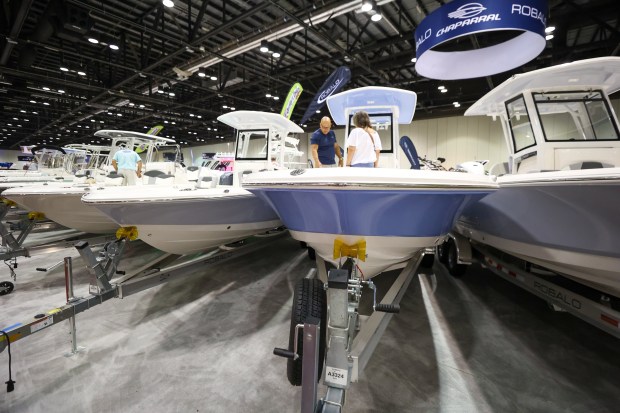 Experienced and prospective watercraft enthusiasts can browse a selection of 600 boats from more than 80 manufacturers at the Orlando Boat Show the Orange County Convention Center from Sept. 5-7. (Rich Pope/Orlando Sentinel)