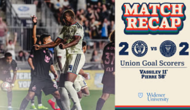 Recap | Pierre helps Union battle back for point against Inter Miami
