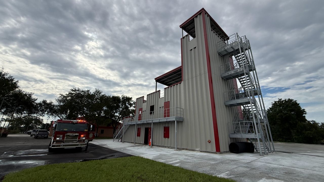 Pinellas Park Fire Department built a new training tower that officials say will help firefighters with every day encounters. (Spectrum News/Tyler O'Neill)