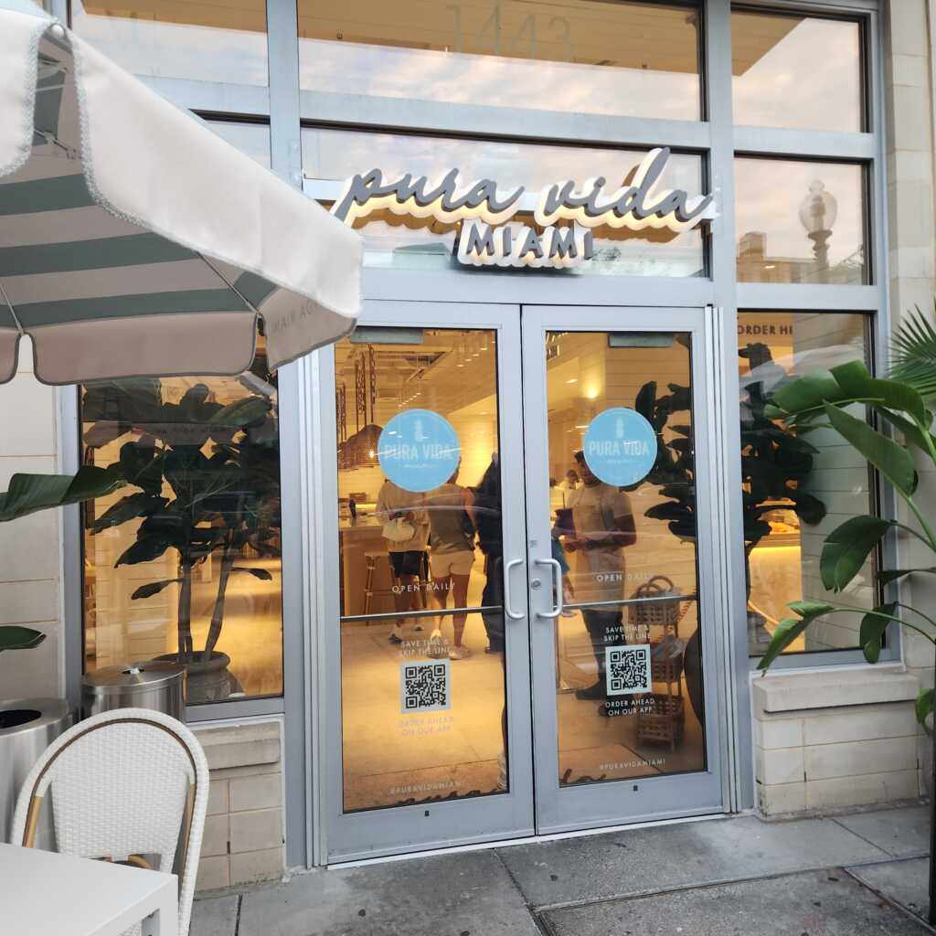 “Pura Vida Miami Opened Today” on P Street in Logan Circle!