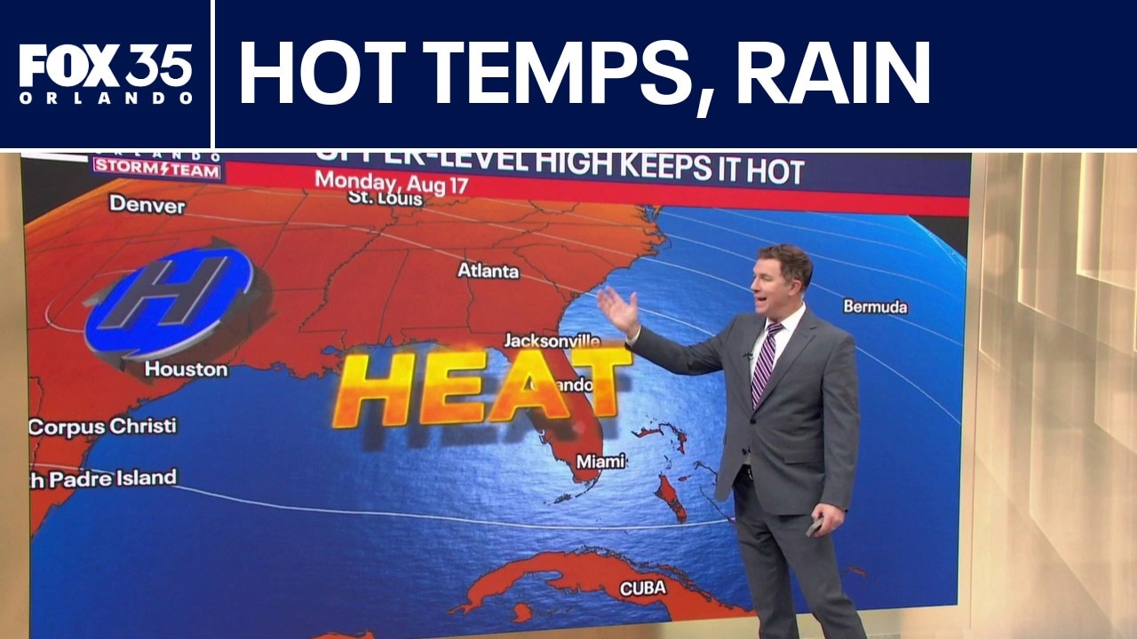 Orlando weather: High temperatures in the mid-90s for the weekend