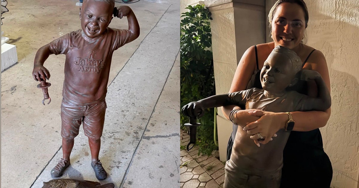 Return of stolen $8K statue honoring Florida boy who died from cancer seen as sign from above