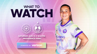 What to watch for, powered by Verizon, as the Orlando Pride play Portland Thorns on the road