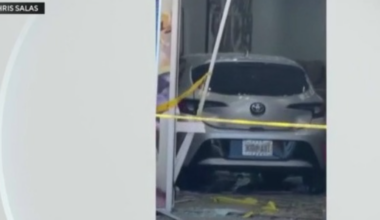 Miami nail salon boarded up after car plows through front entrance, but nobody was hurt