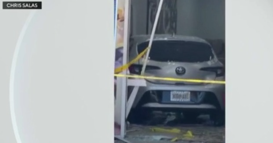 Miami nail salon boarded up after car plows through front entrance, but nobody was hurt