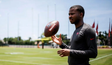 BSU Football Coach Smith Begins Training Camp With Buccaneers in Tampa Bay