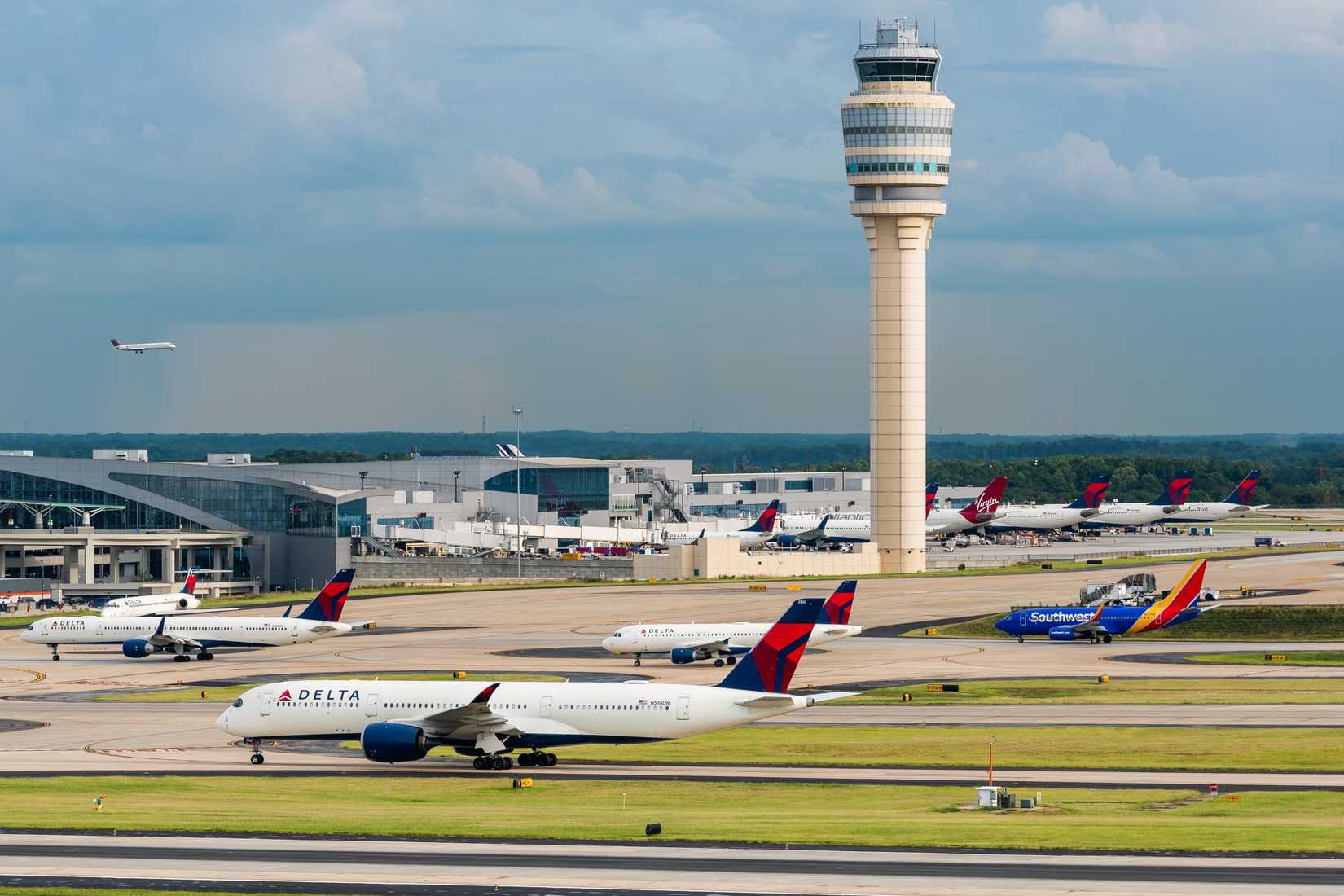 View of the field at Hartsfield-Jackson Atlanta International Airport