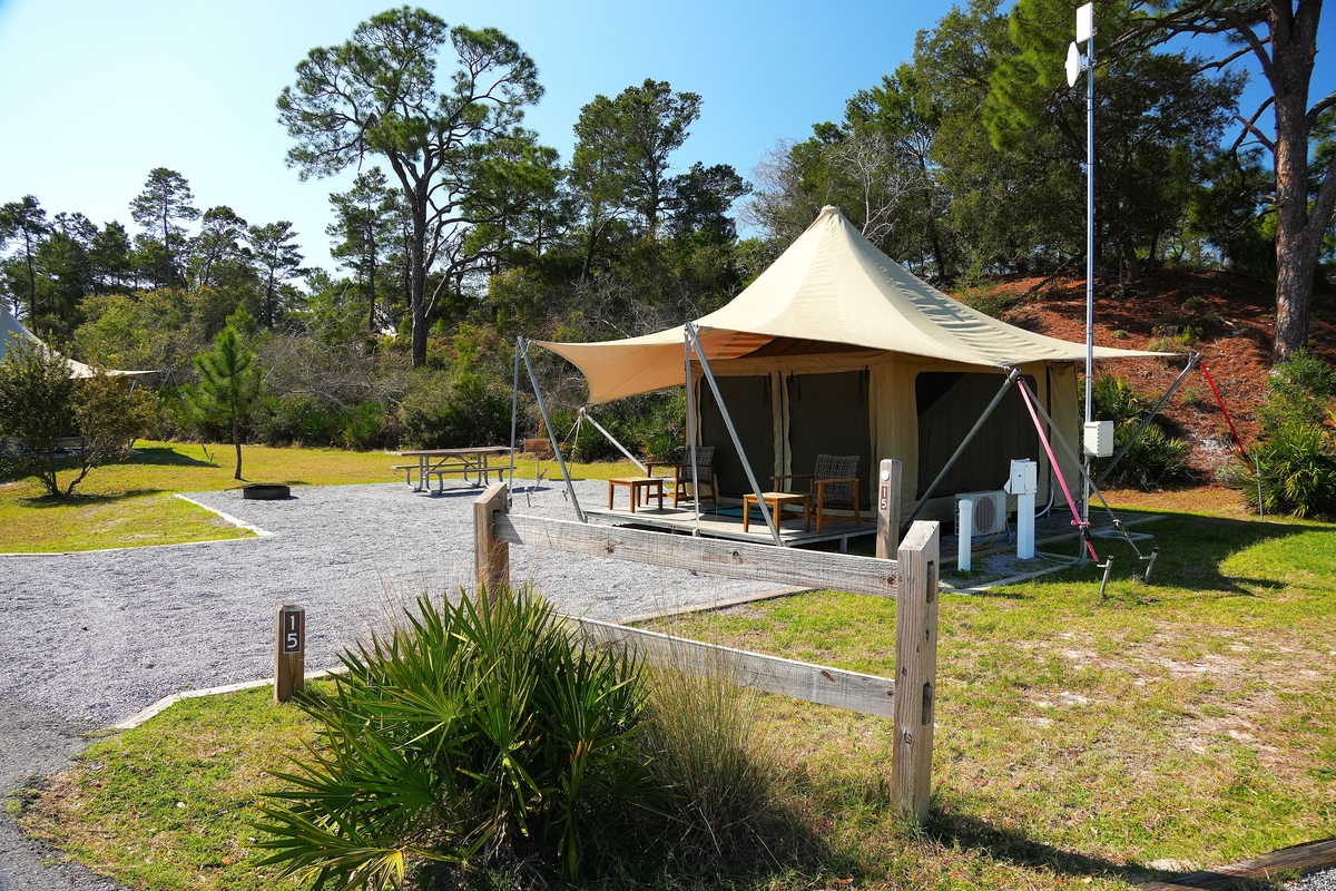 Named the #2 campground in the Southeast, this Florida state park offers $28 sites with 24-hour beach access and roaming deer