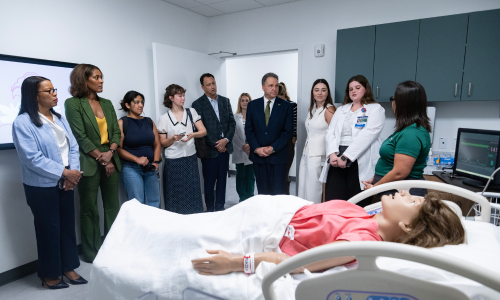 A mannequin in the TGH Simulation Center