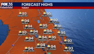 Orlando weather: Extreme heat ends, afternoon scattered storms expected