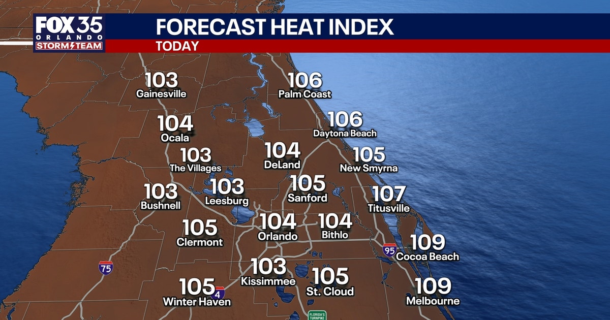 Orlando weather: Weekend starts hot with isolated storms