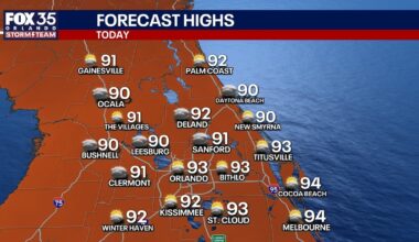 Orlando weather: Heat takes a break as storm chances increase